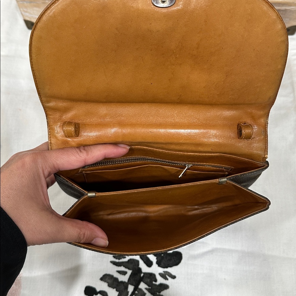 Louis Vuitton Brown Monogram Clutch - Picture 5 of 8